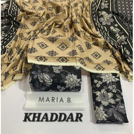 Khaddar Unstitch Suit